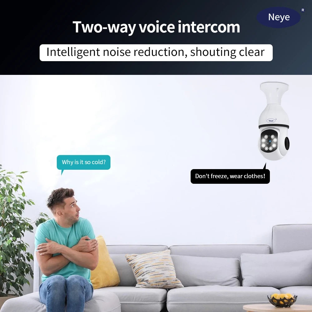 8MP 4K Spotlight Bulb Camera