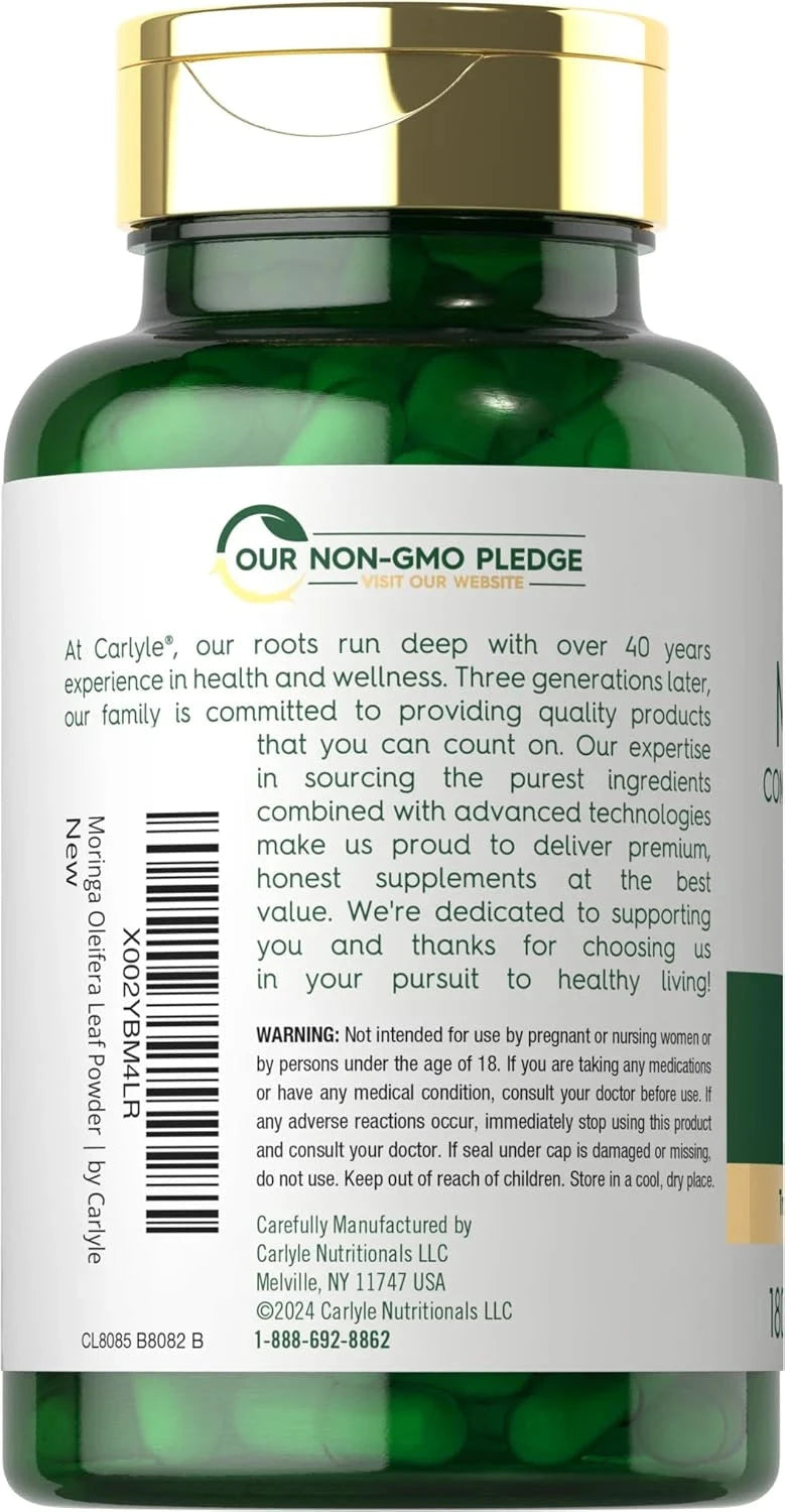 Carlyle Moringa Leaf Capsules